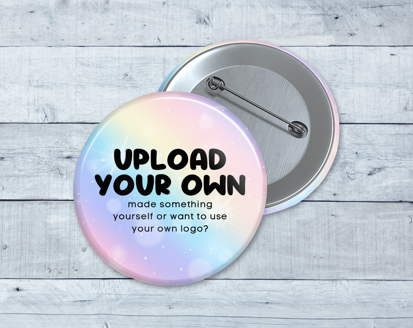 50 - 2in Uploaded Design Buttons