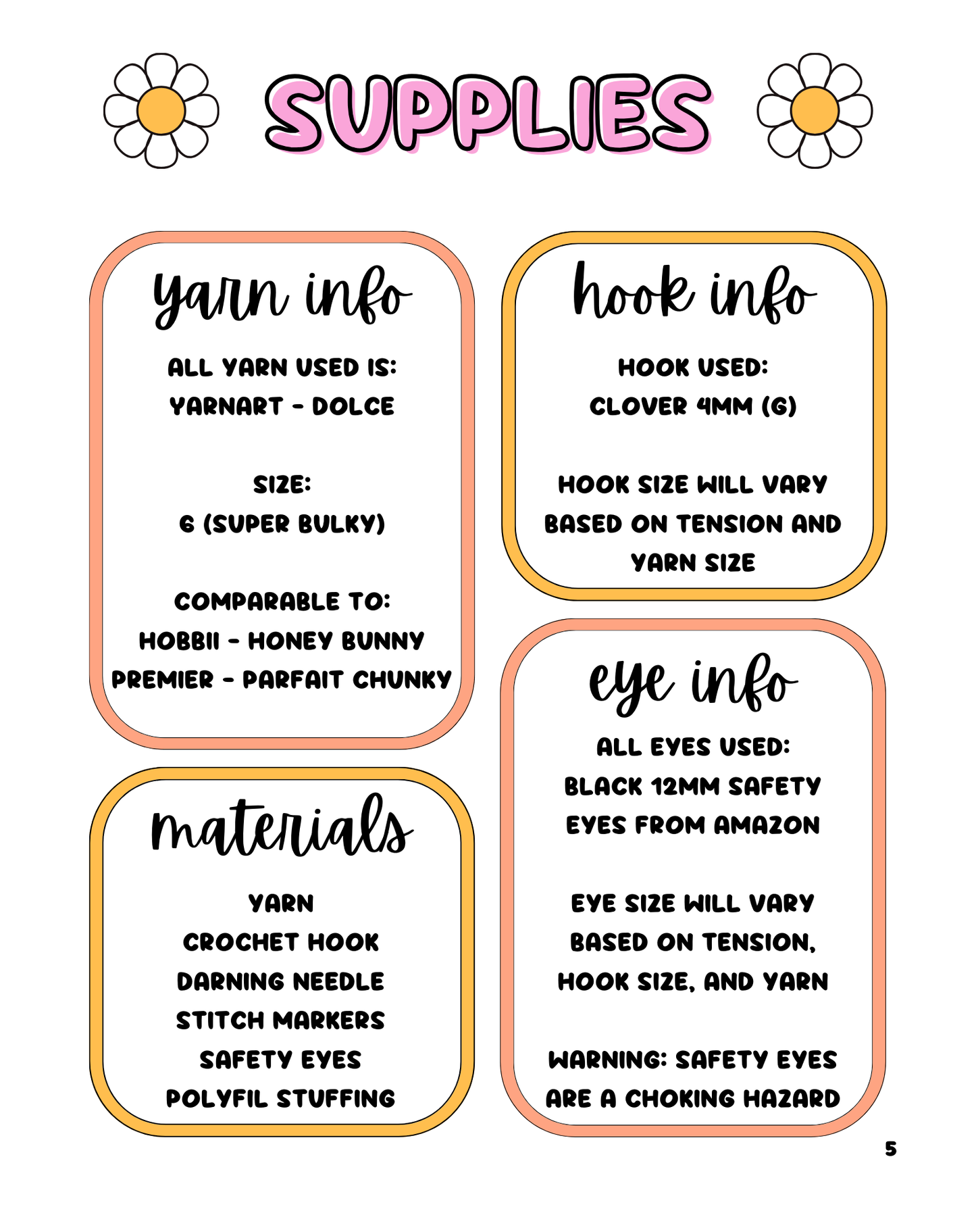 Digital Crochet Keychains Pattern Book Bundle