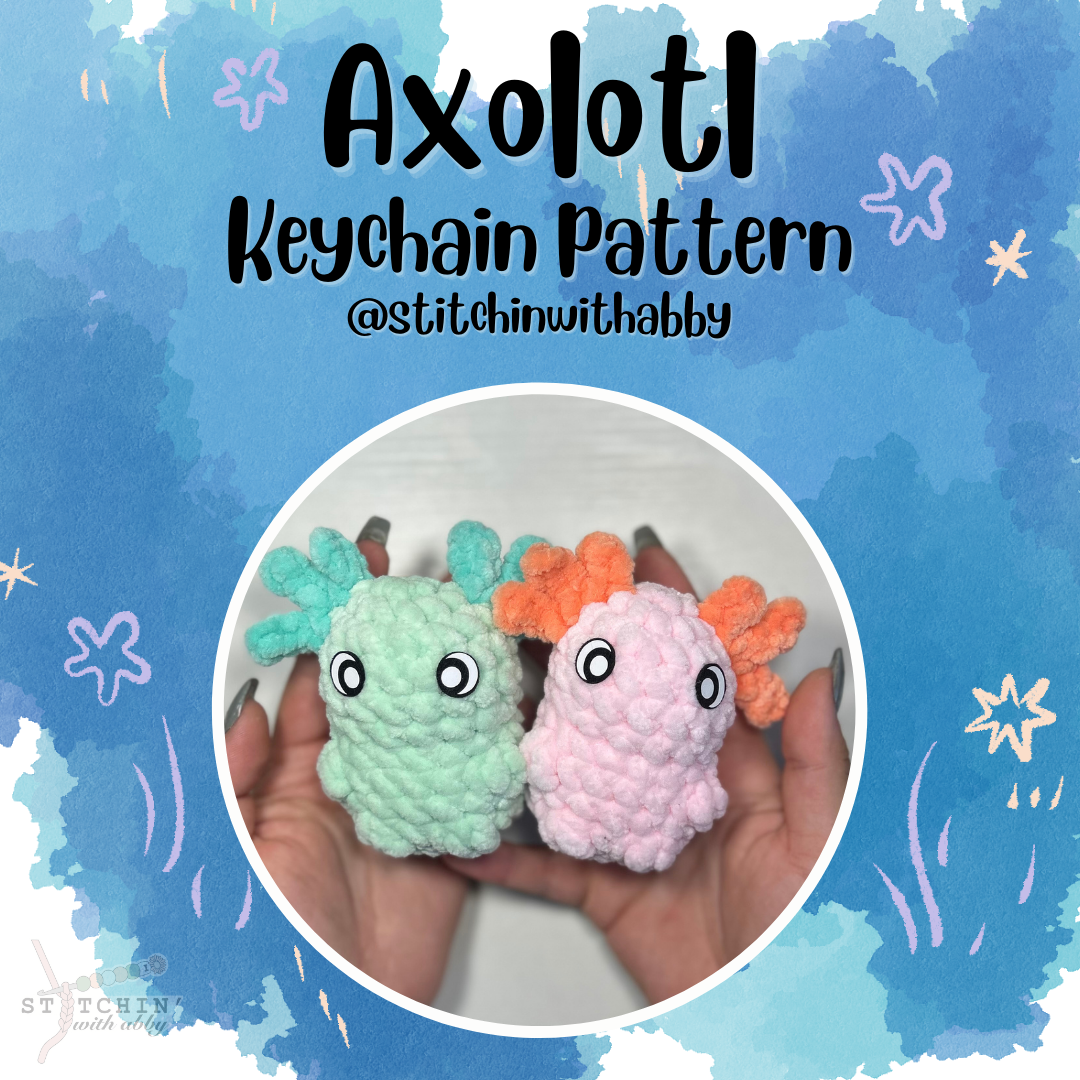 Axolotl Keychain Pattern