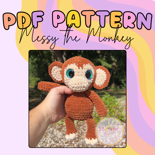 Messy the Monkey Pattern