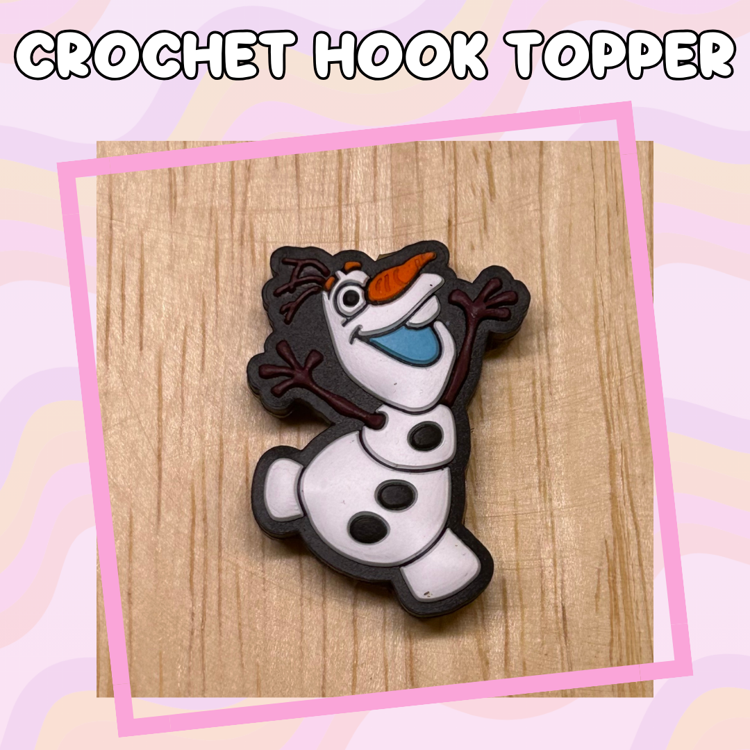 Snowman Character Crochet Hooks