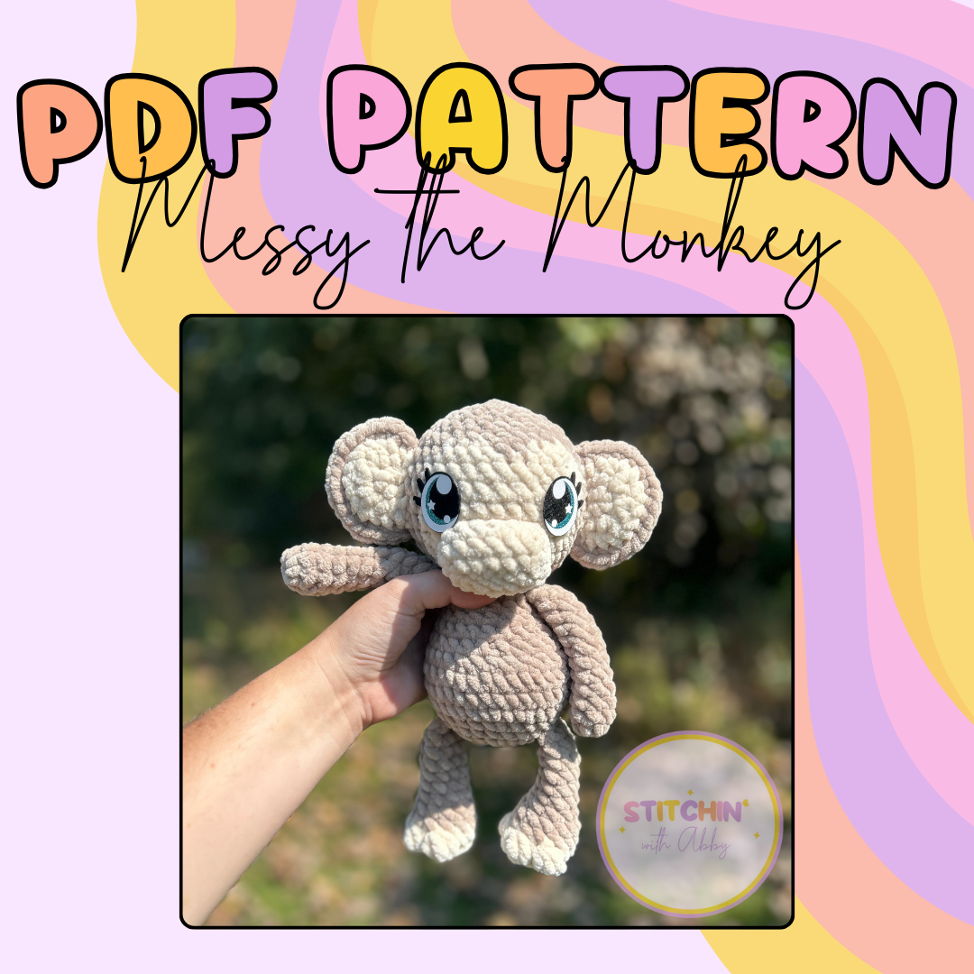 Messy the Monkey Pattern