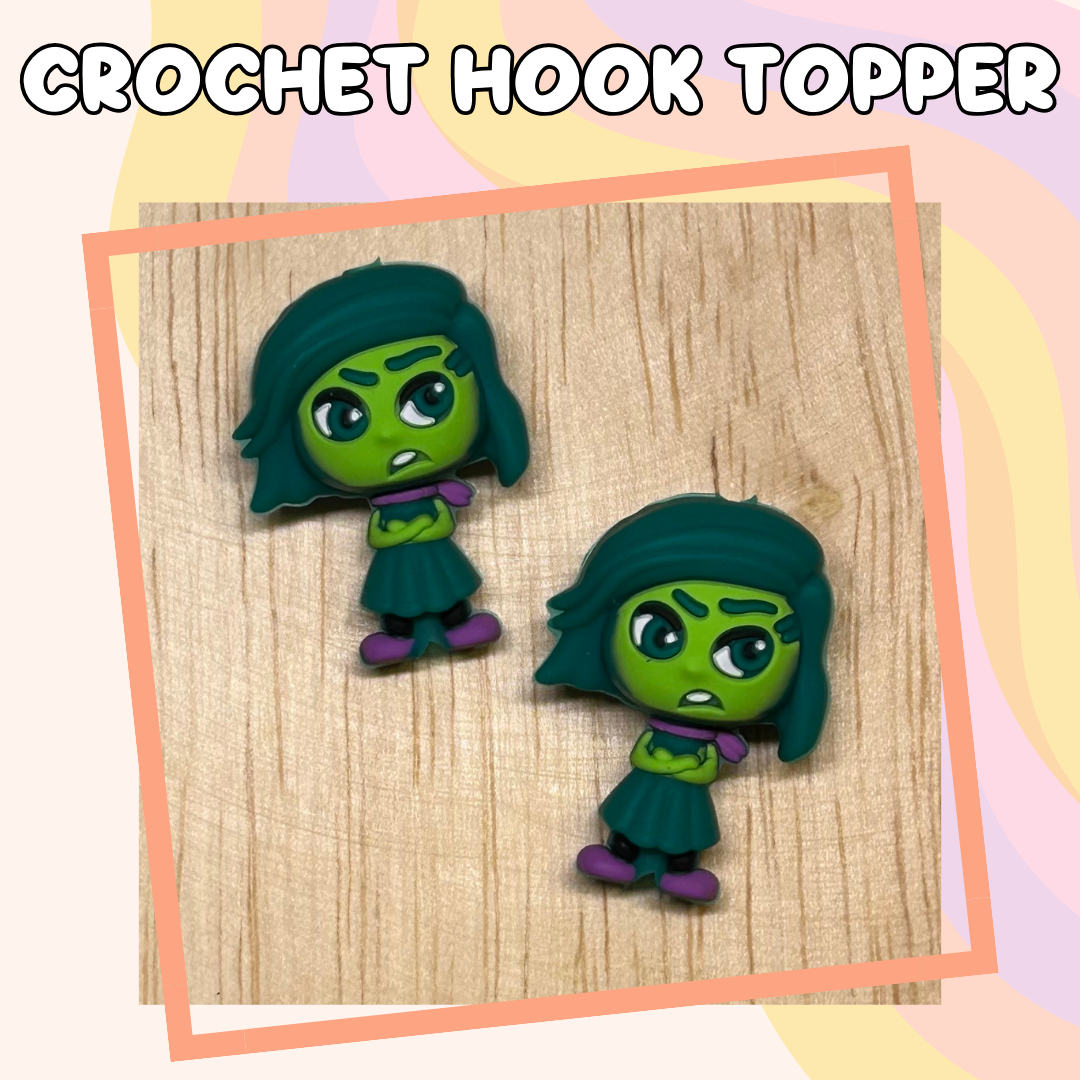 3D Topper Gross Emotion Character Crochet Hooks New