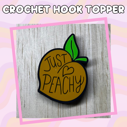 Food Just Peachy Crochet Hooks