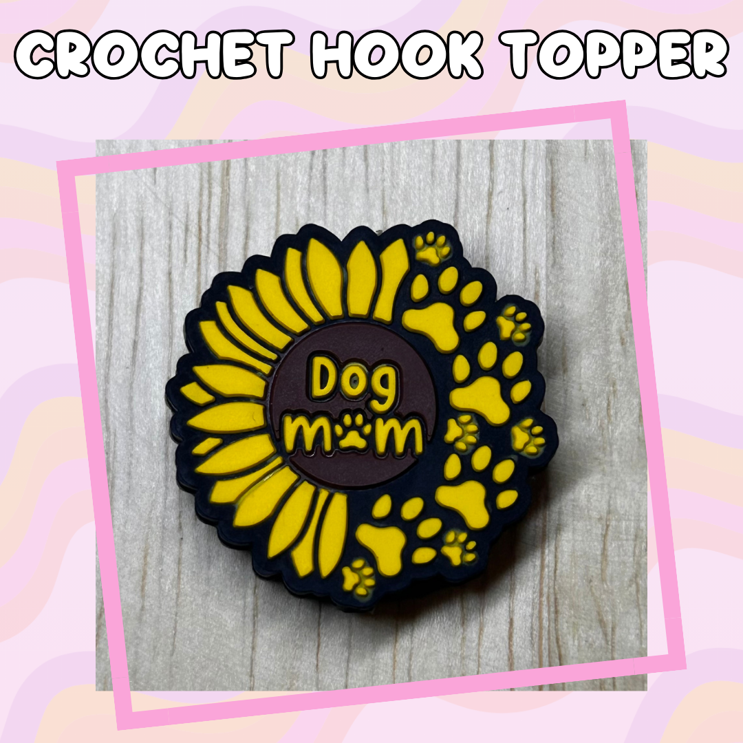 Flower Dog Mom Crochet Hooks