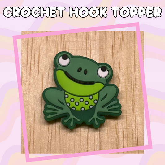 Sitting Frog Animal Crochet Hooks