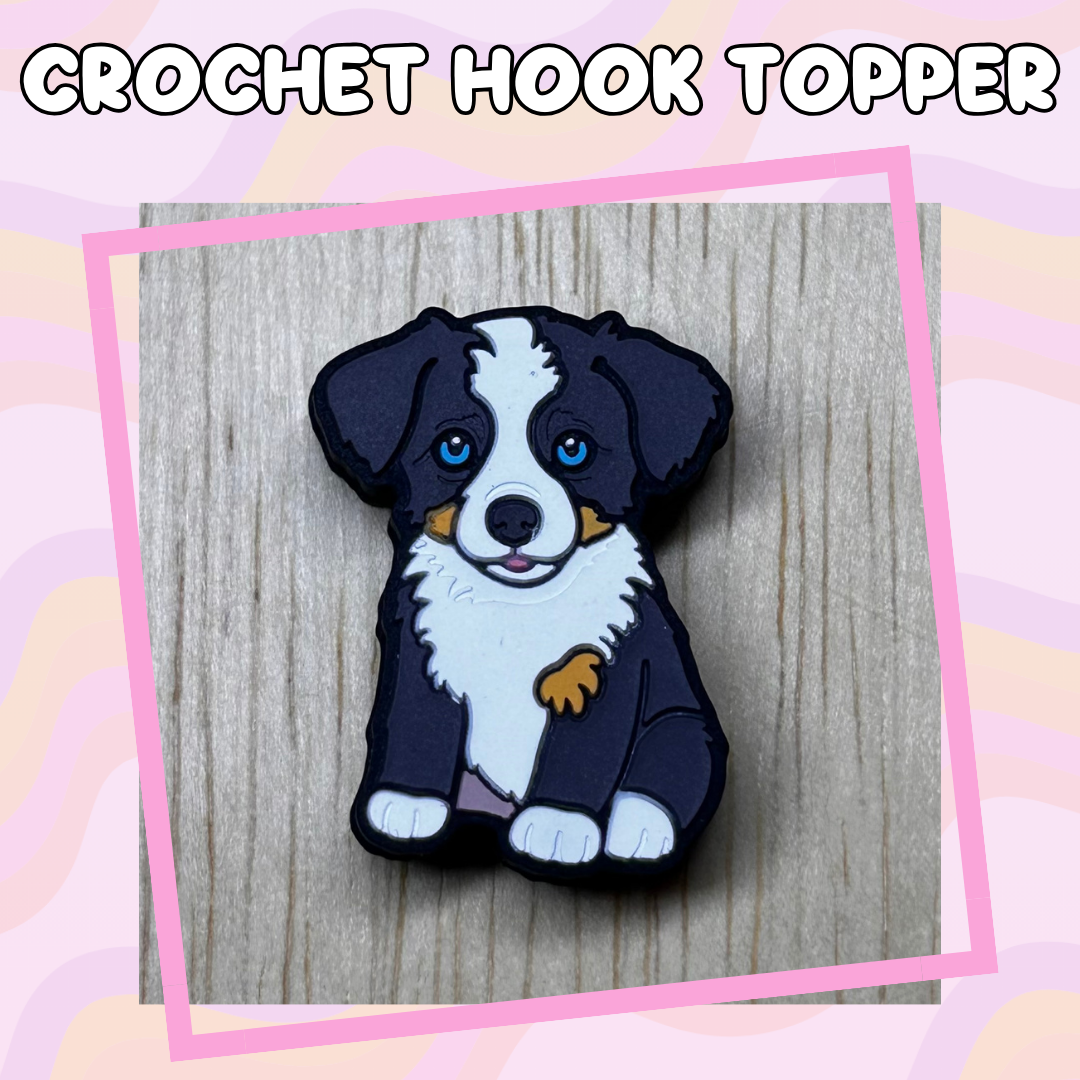 Realistic Dog Bernese Mountain Dog Crochet Hooks