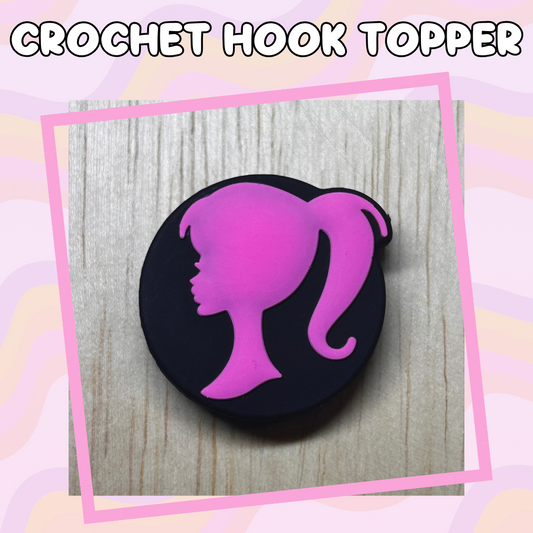 Doll Girl Silhouette Crochet Hooks