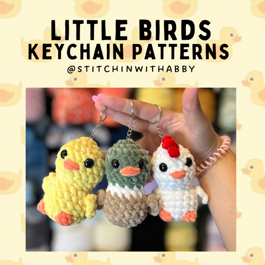 Little Birds Keychain Patterns