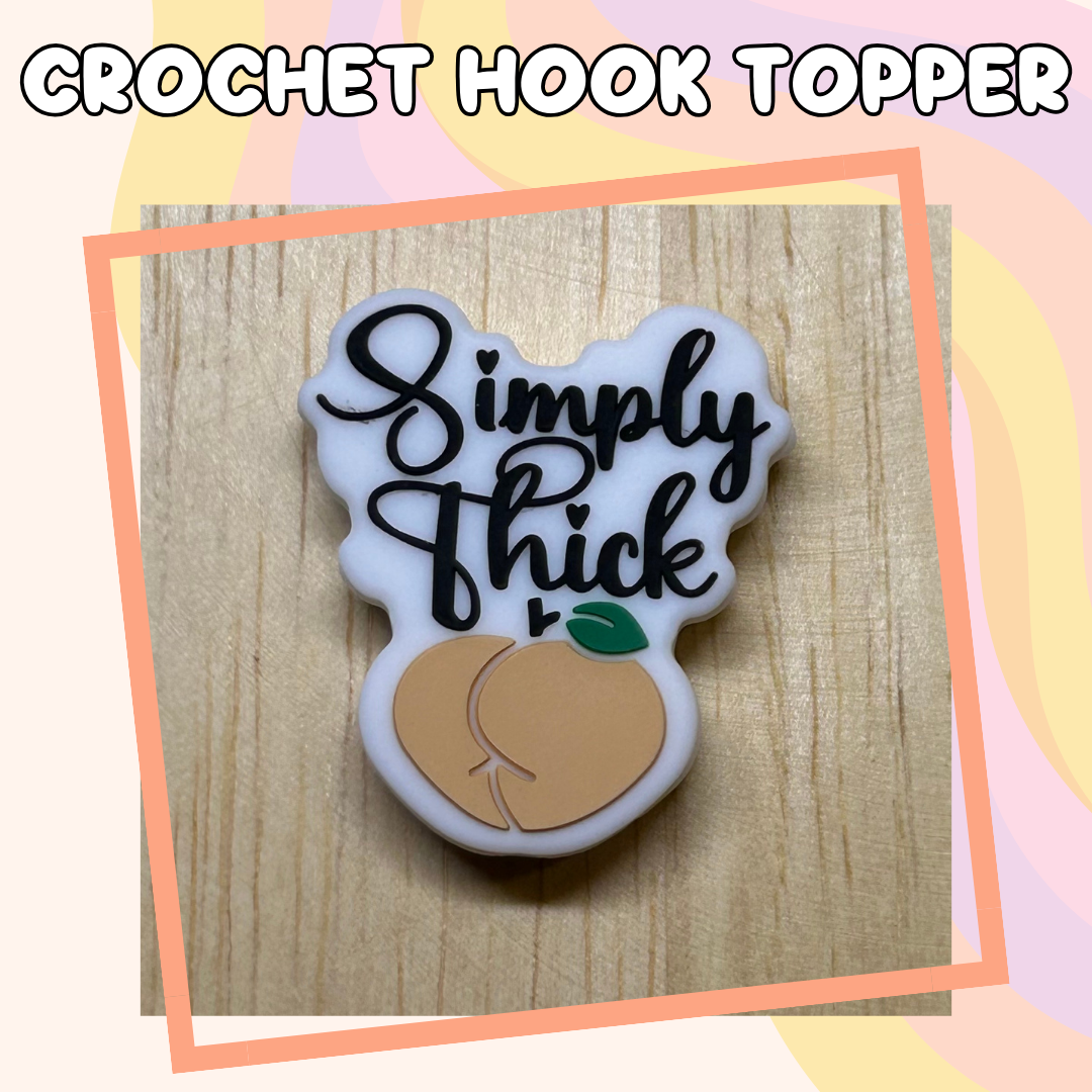 Simply Thick Peach Crochet Hook