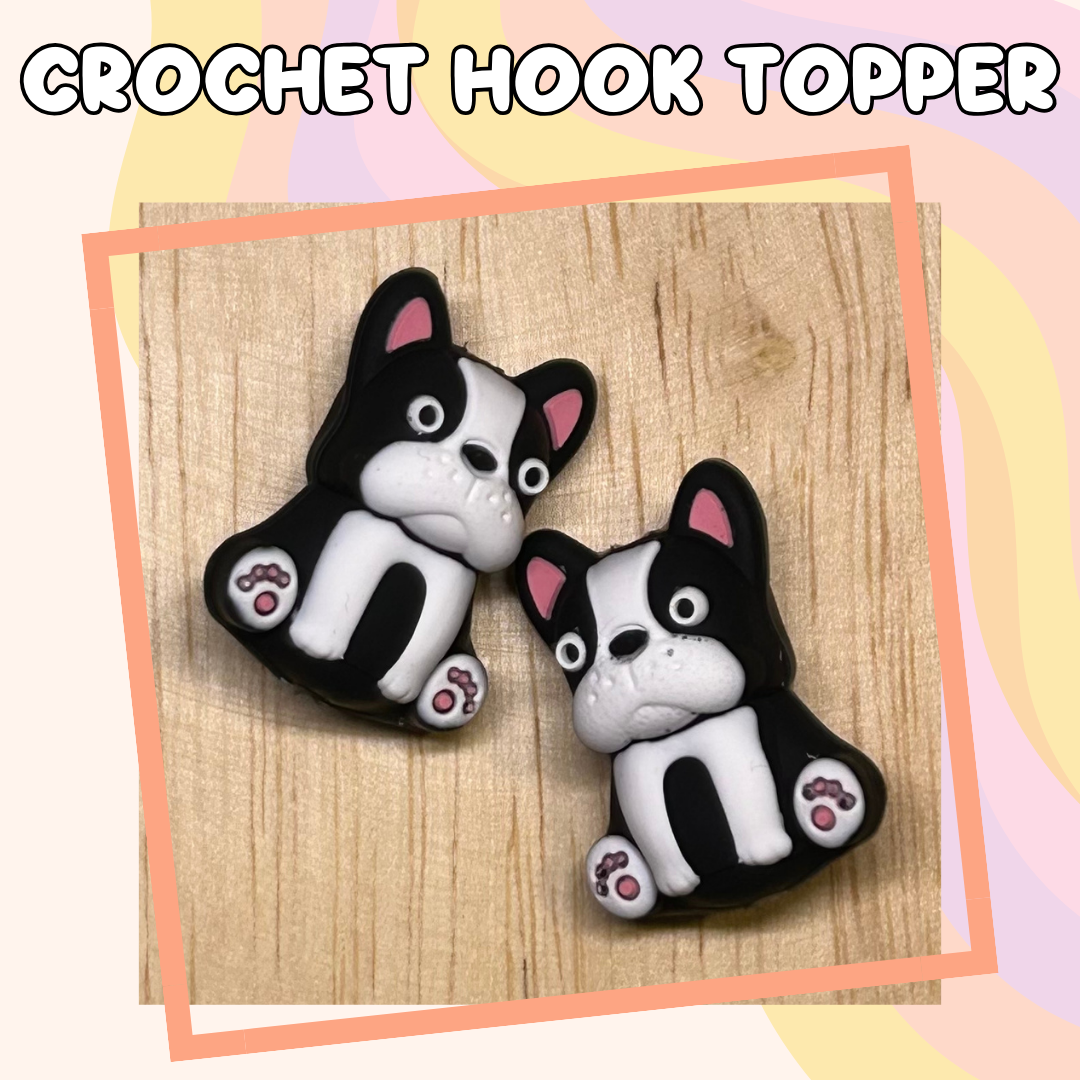 3D Topper Doggie Animal Crochet Hooks New