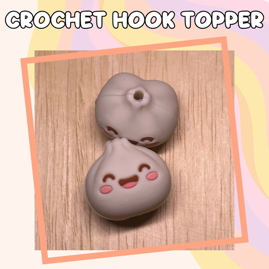 3D Topper Food Dumpling Crochet Hook