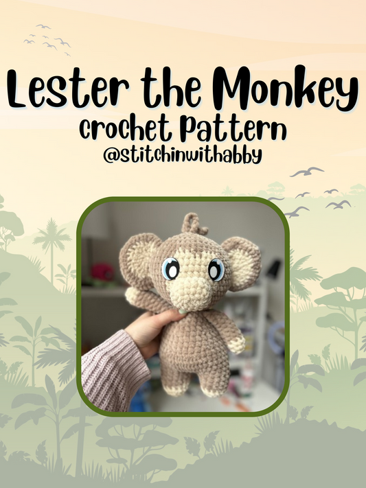 Lester the Monkey Crochet Pattern