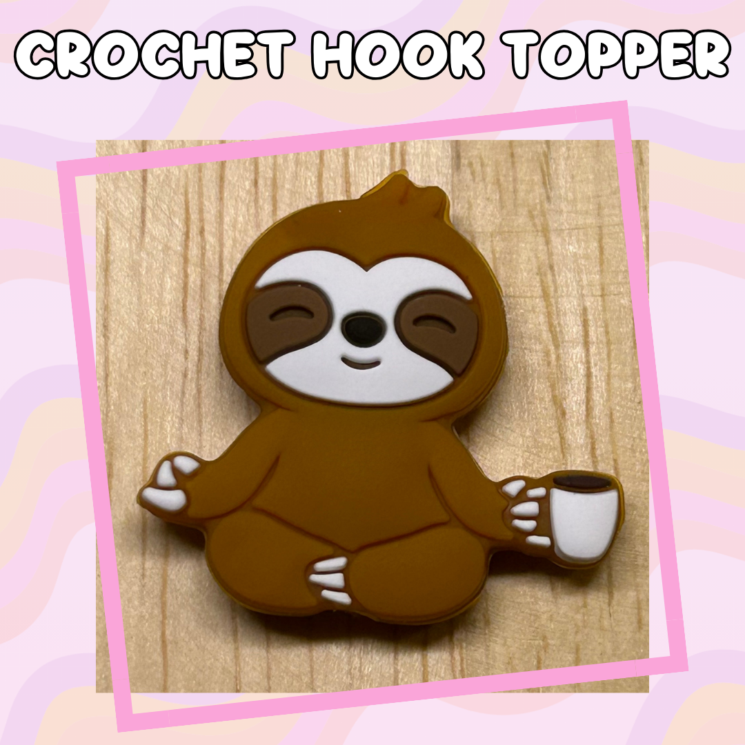 Animal Coffee Sloth Crochet Hooks