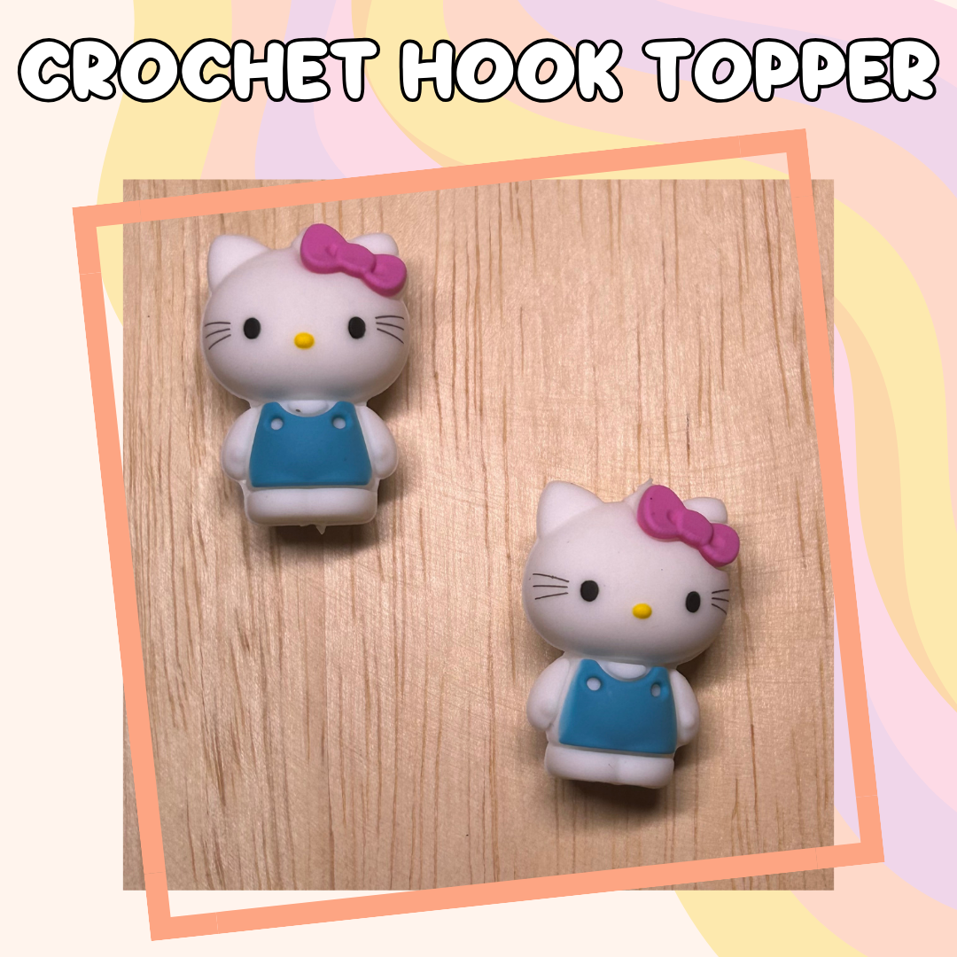 3D Topper HK Blue Dress Crochet Hook