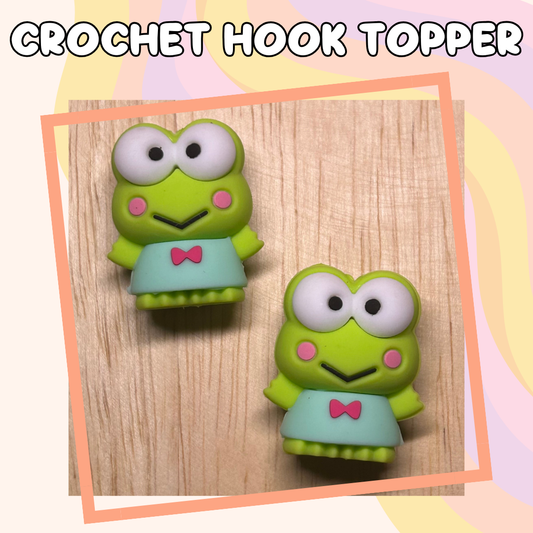 3D Topper HK Frog Crochet Hook