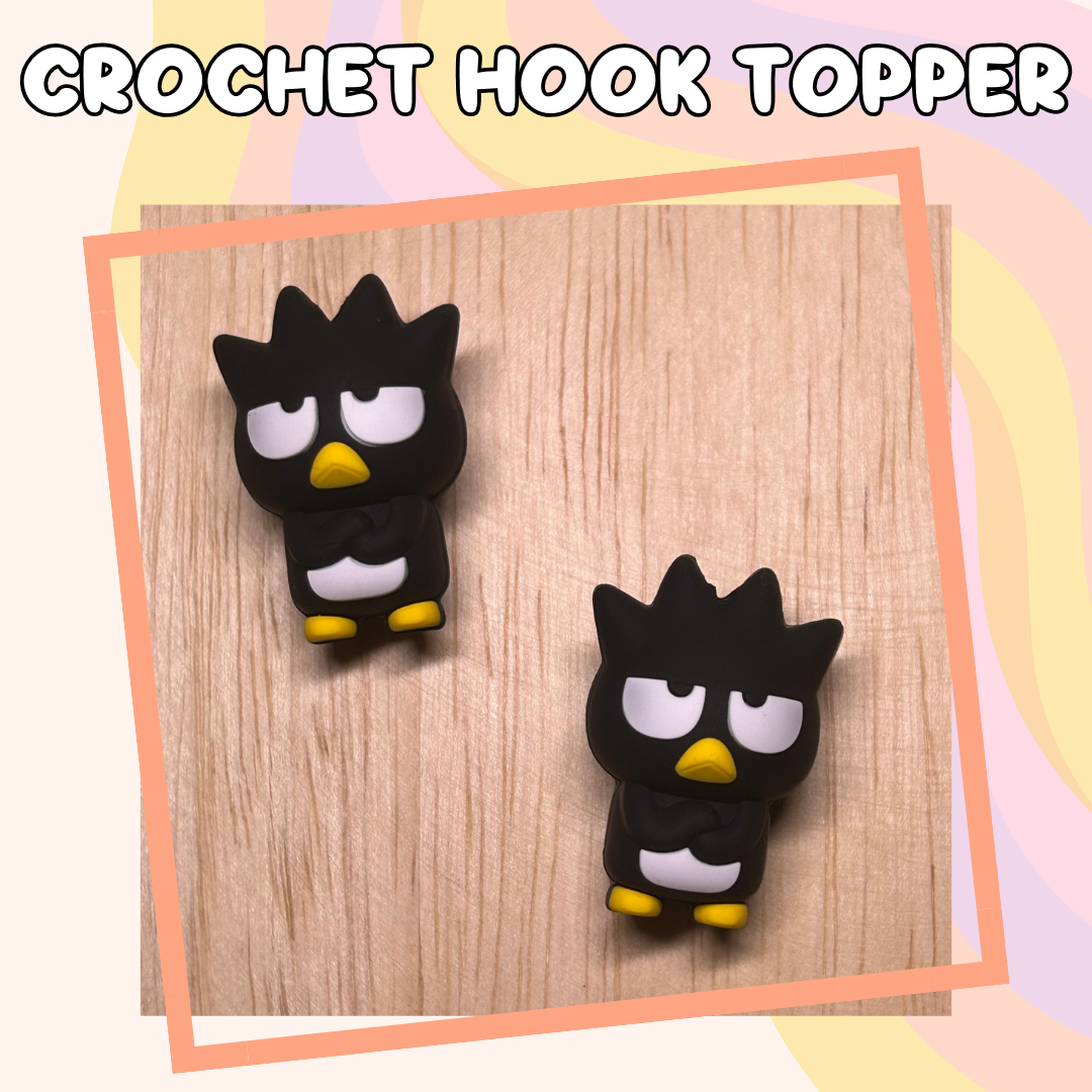 3D Topper HK Grumpy Guy Crochet Hook