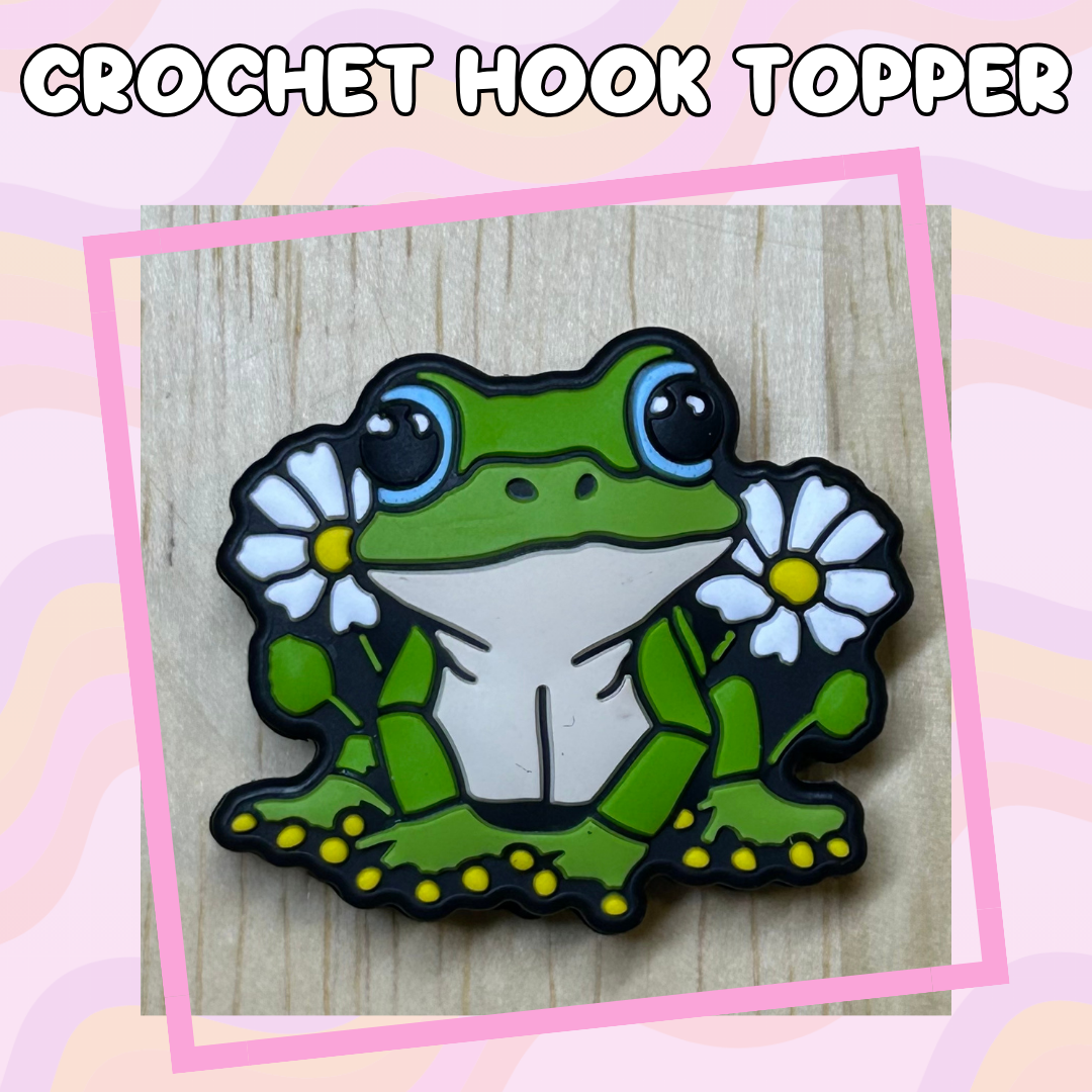 Flower Frog Animal Crochet Hook