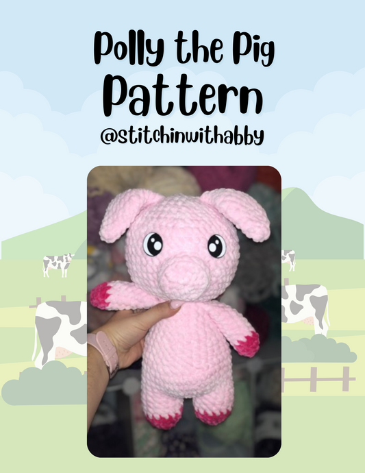 Polly the Pig Crochet Pattern