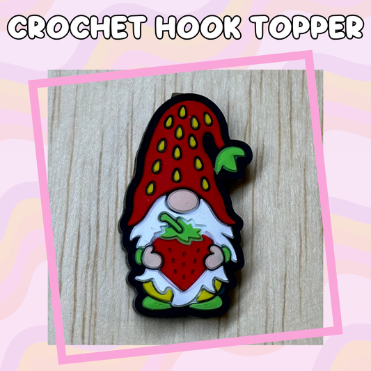 Strawberry Gnome Crochet Hook