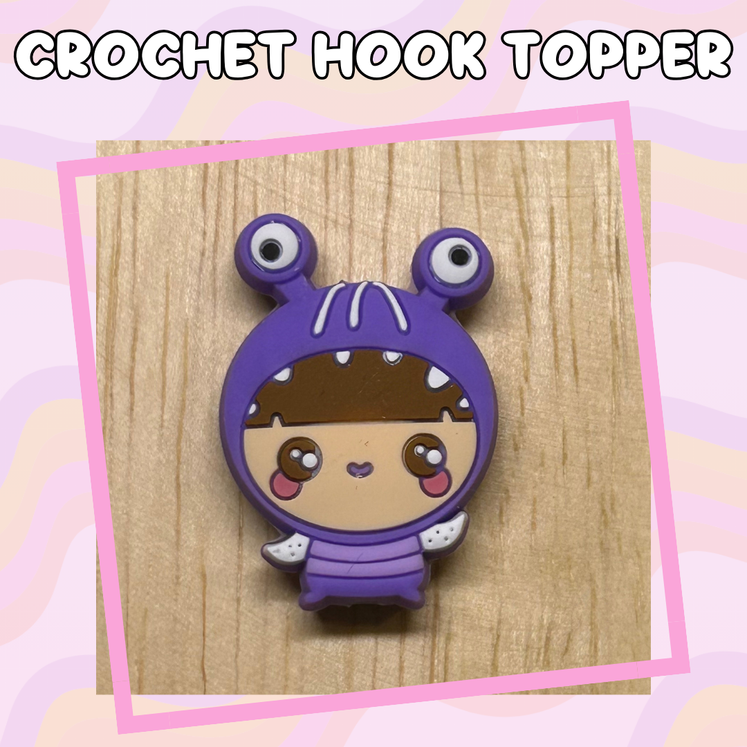 Monster Characters Boo Crochet Hooks