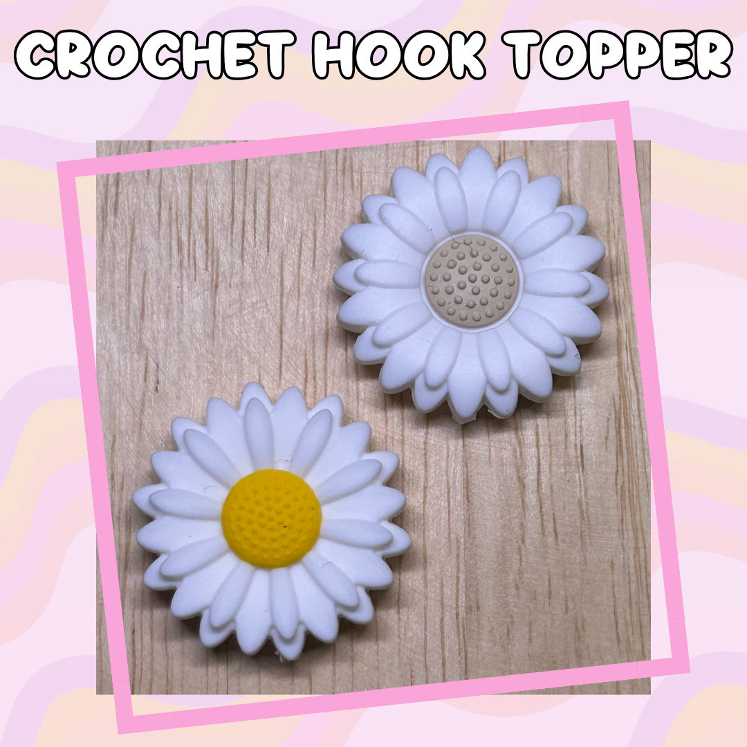 Flowers White Crochet Hooks