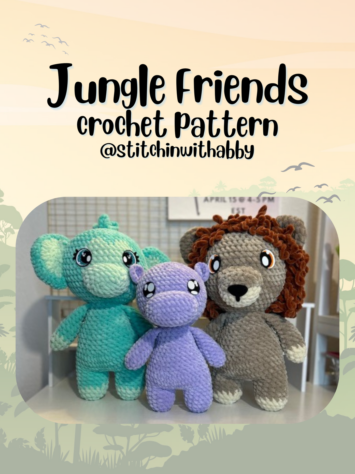 Jungle Friends Pattern Pack