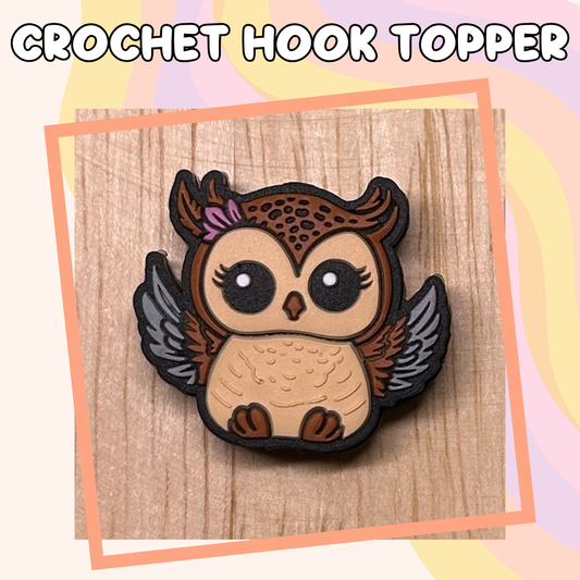 Owl Kawaii Animal Crochet Hook