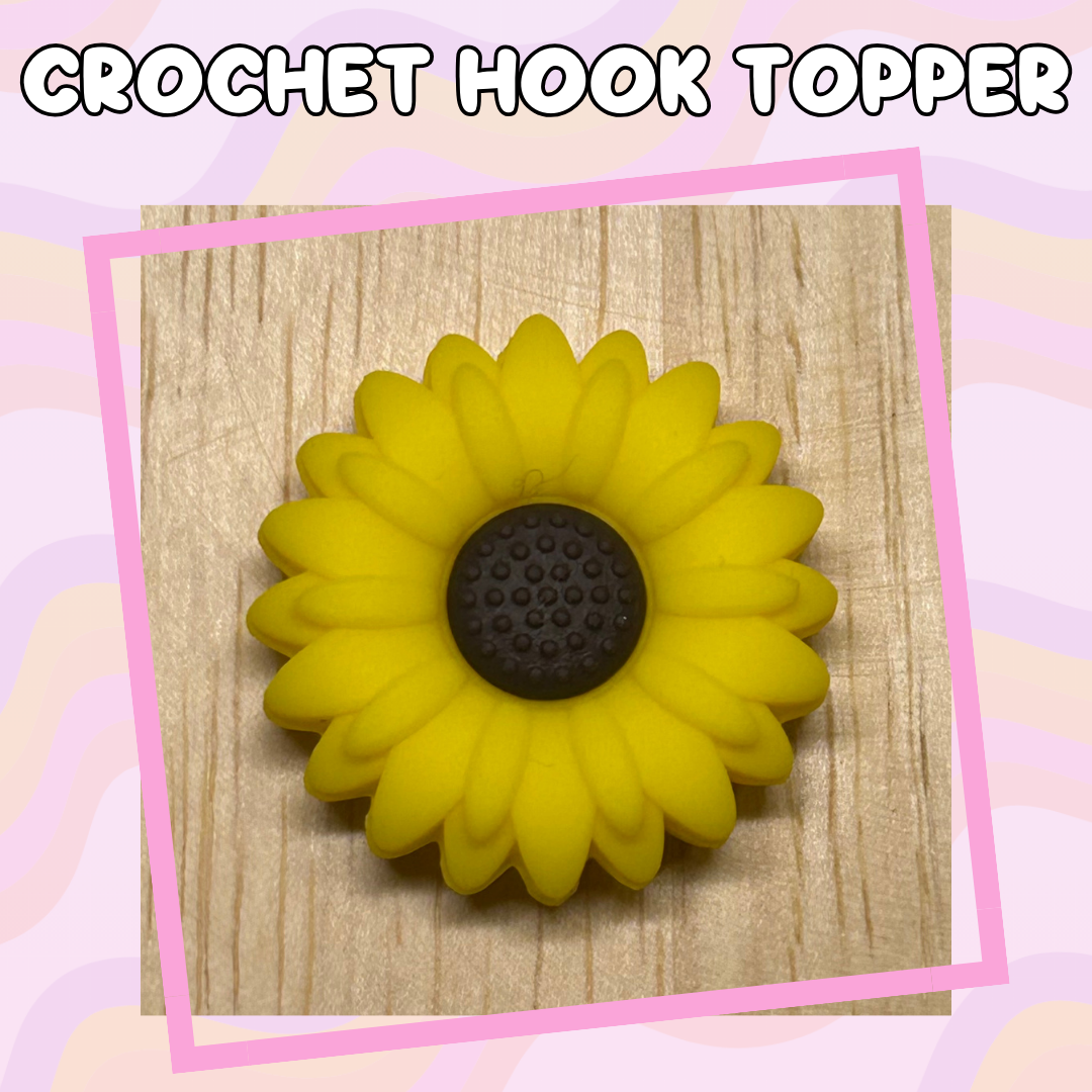 Flowers Yellow Crochet Hooks