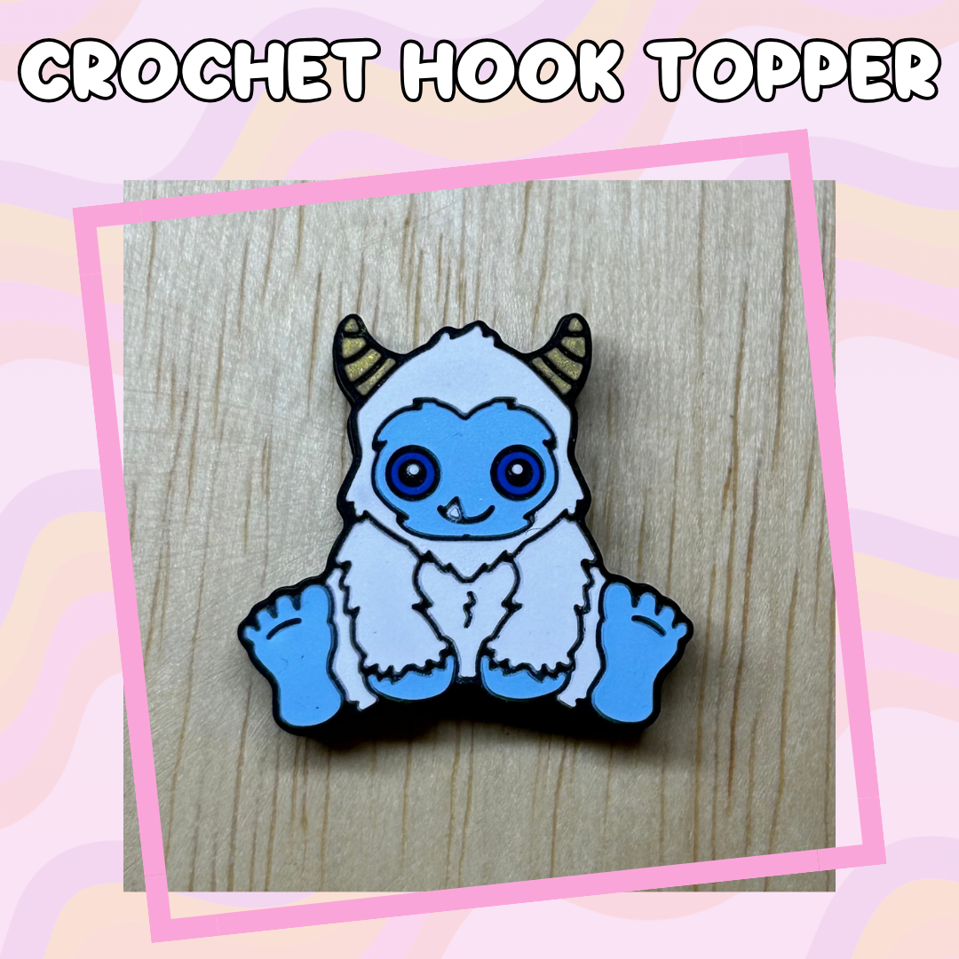 Yeti Animal Crochet Hook