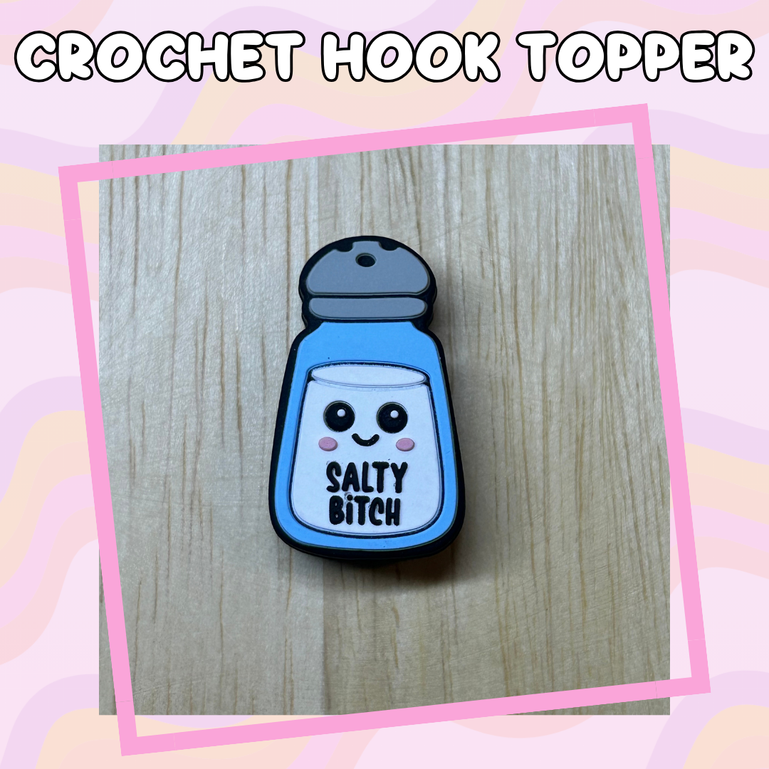 Salty Bitch Salt Shaker Crochet Hooks