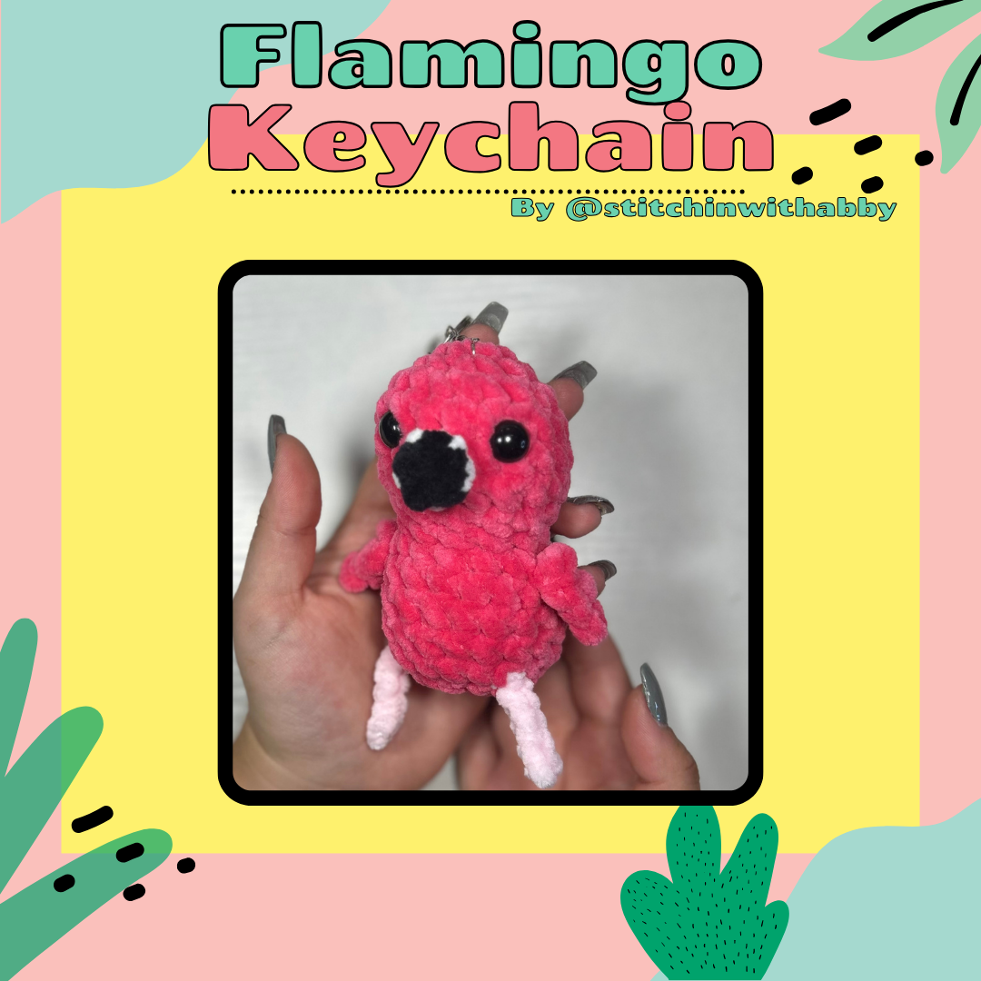 Little Flamingo Keychain Pattern