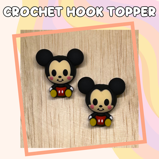 3D Topper Magic Mouse Character Crochet Hooks New