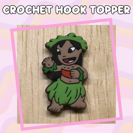 Hula Girl Character Crochet Hooks