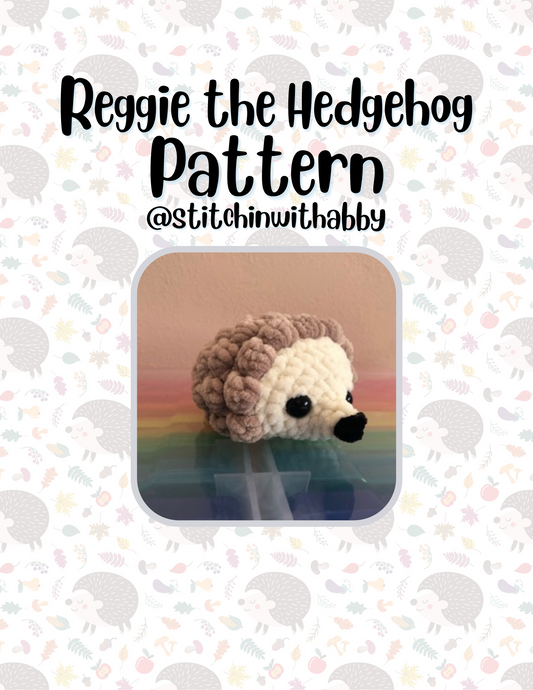 Reggie the Hedgehog Pattern