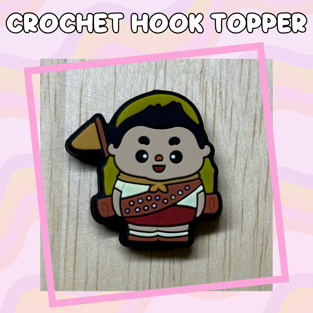 Up Character Boy Scout Crochet Hook