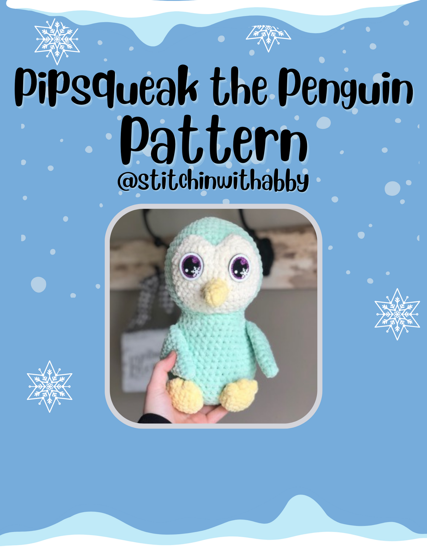 Pipsqueak the Penguin Pattern