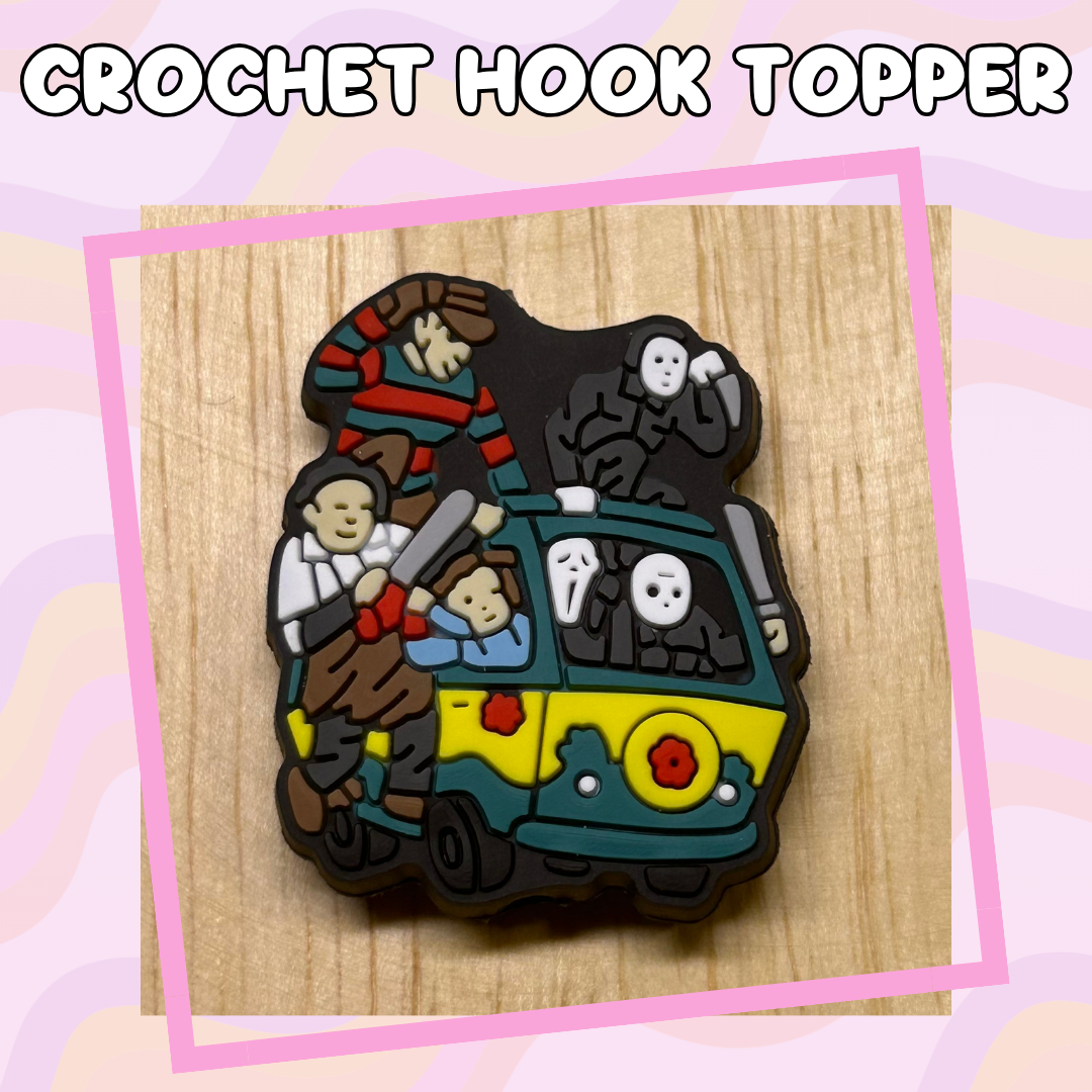 Mystery Horror Van Character Crochet Hook