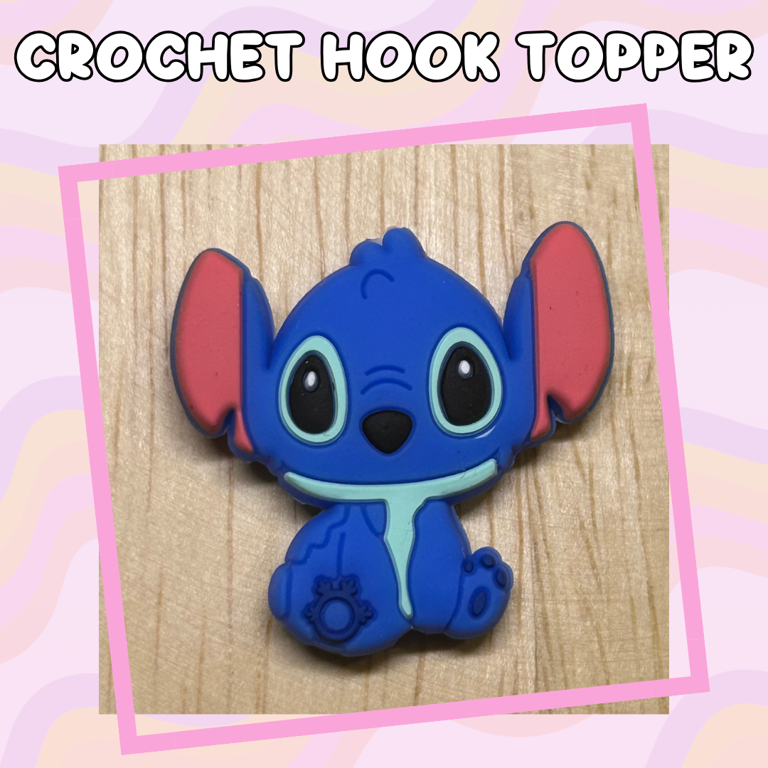 Blue Alien Cartoon Crochet Hooks