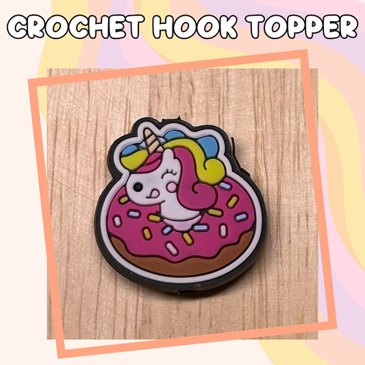 Unicorn Donut Animal Crochet Hook