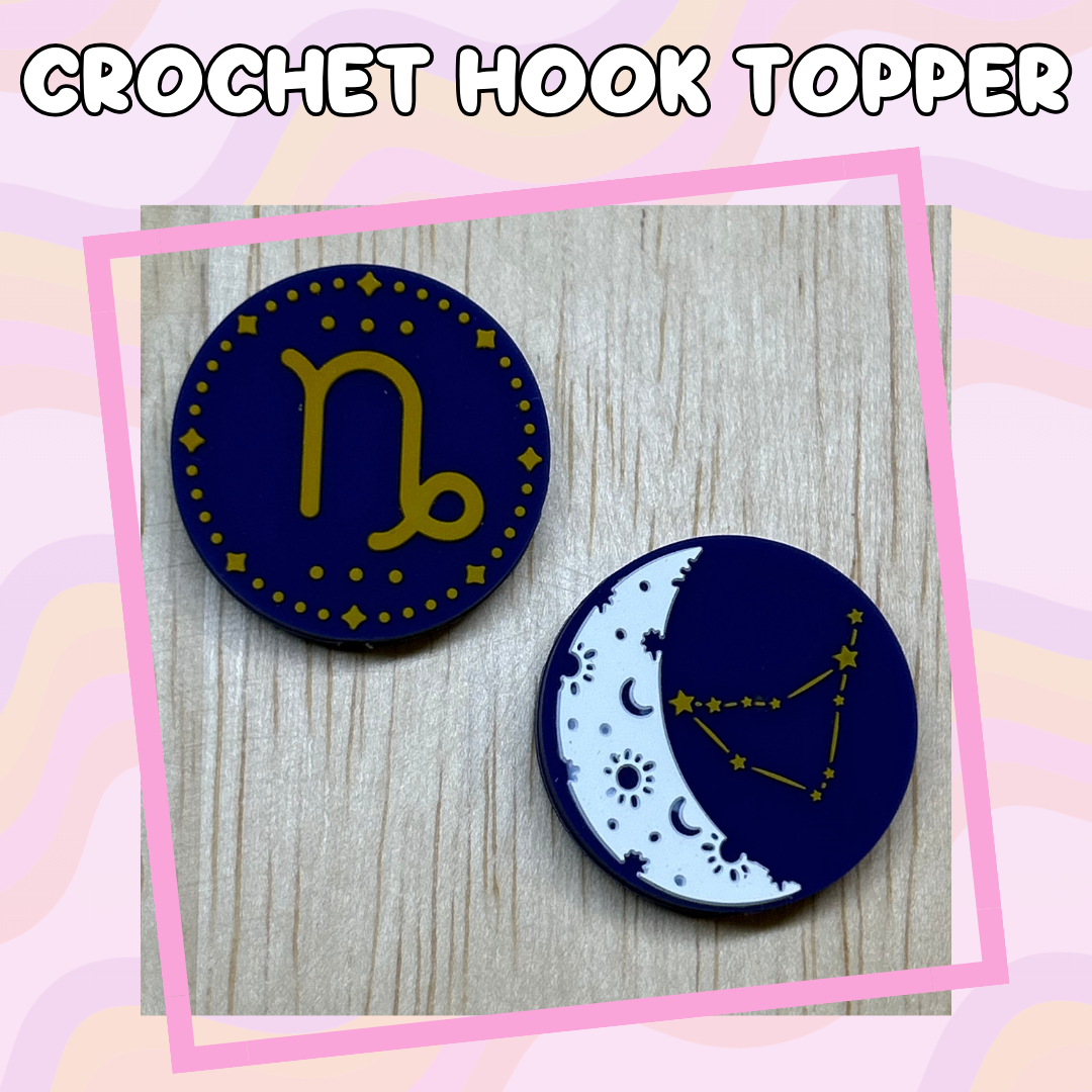 Zodiac Sign Capricorn Crochet Hook