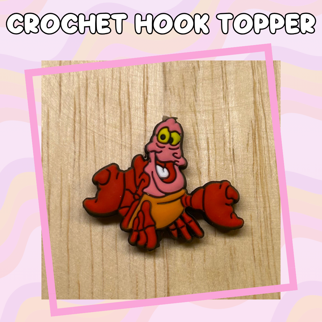 Mermaid Character Crab Crochet Hooks