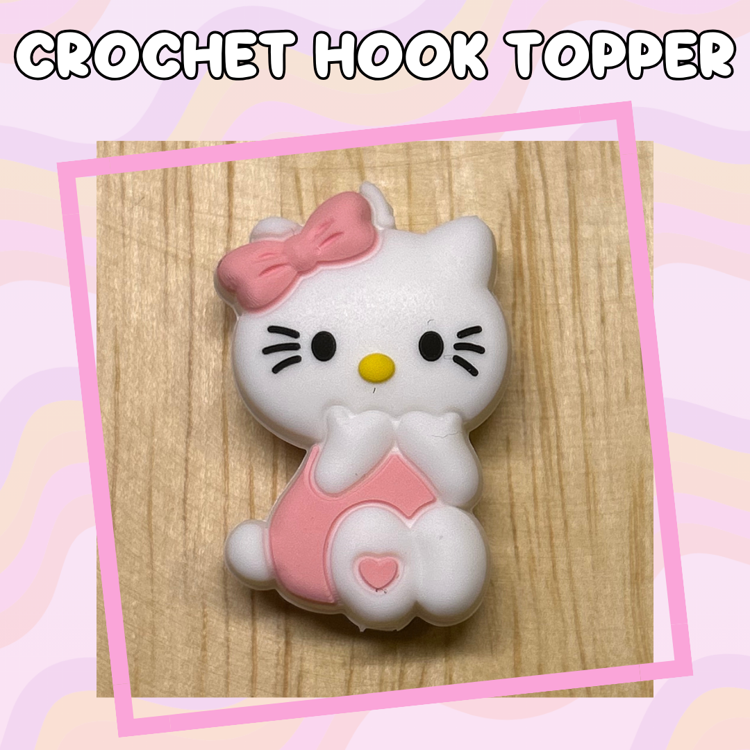 HK Inspired Sitting Cat Crochet Hooks