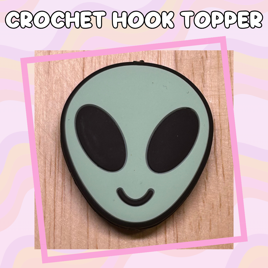 Space Alien Head Crochet Hooks