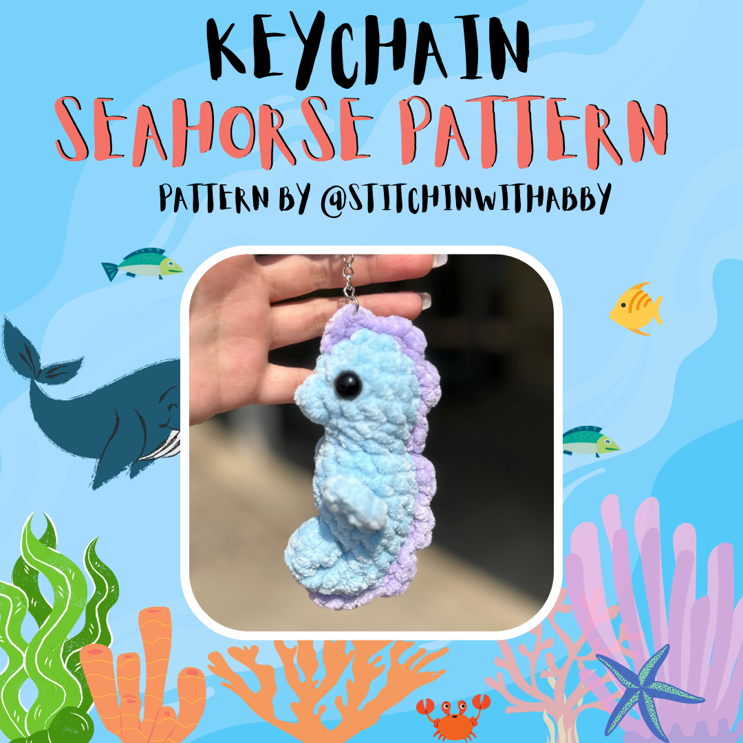 Little Seahorse Keychain Pattern