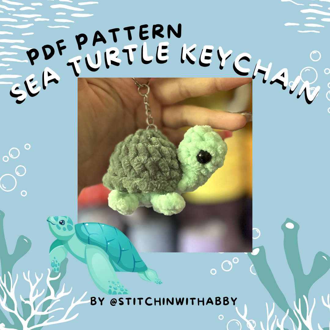 Little Turtle Keychain Pattern