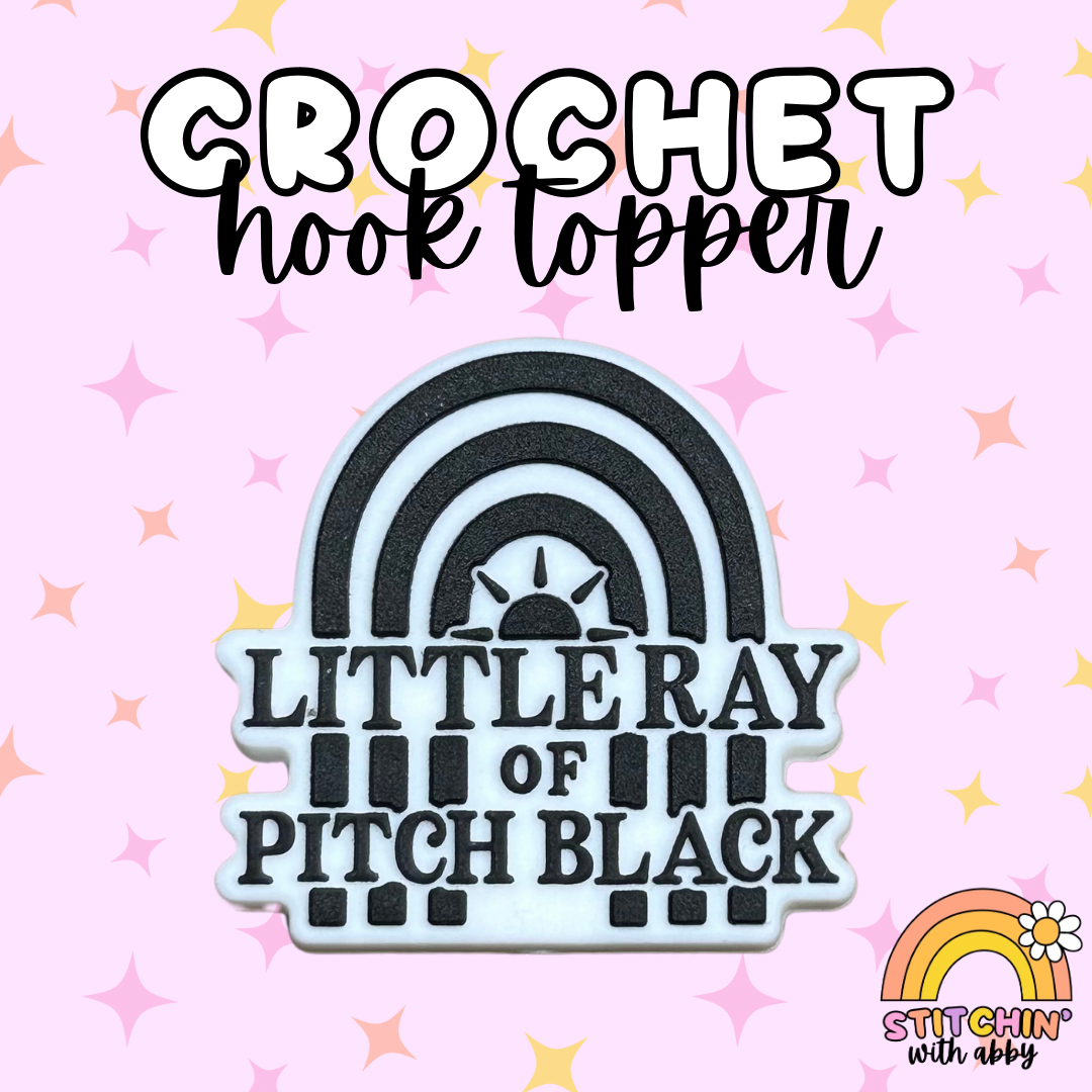 Little Ray of Pitch Black Crochet Hook