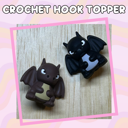 3D Topper Dragons Crochet Hook