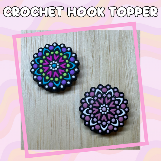 Mandala Rainbow Crochet Hook